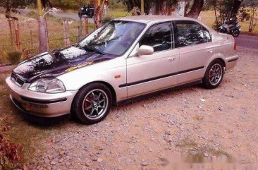 Beige Honda Civic 1997 Manual Gasoline for sale