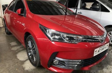 Selling Red Toyota Corolla Altis 2018 Manual Gasoline