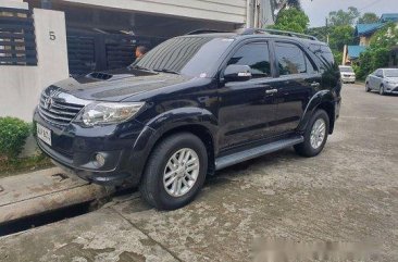 Black Toyota Fortuner 2014 at 60100 km for sale