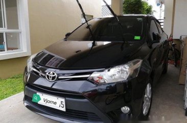 Black Toyota Vios 2017 Automatic Gasoline for sale 