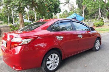 Red Toyota Vios 2015 at 28400 km for sale