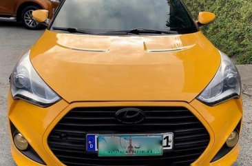 Sell Yellow 2013 Hyundai Veloster Automatic Gasoline at 50000 km