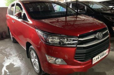 Red Toyota Innova 2019 Manual for sale 