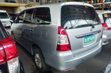 Silver Toyota Innova 2013 Manual Diesel for sale