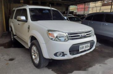 White Ford Everest 2014 at 88000 km for sale
