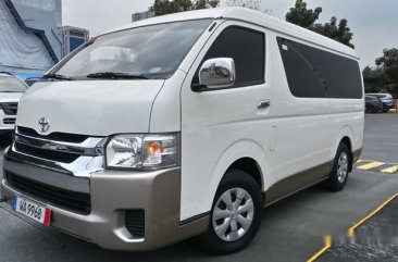 Sell White 2017 Toyota Hiace in Quezon City