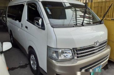 White Toyota Hiace 2013 Automatic Diesel for sale