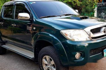 Selling Green Toyota Hilux 2010 in Quezon City