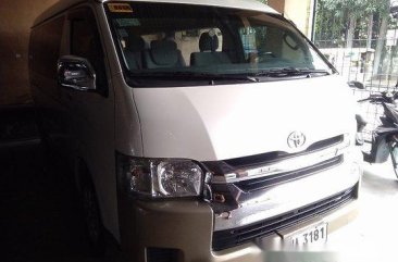 Sell White 2015 Toyota Hiace Automatic Diesel at 45386 km