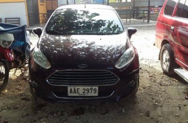 Purple Ford Fiesta 2014 at 38000 km for sale