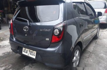 Black Toyota Wigo 2015 at 61000 km for sale 