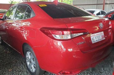 Red Toyota Vios 2018 Manual Gasoline for sale 