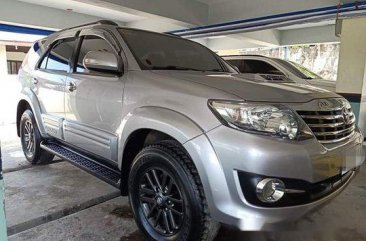 Selling Silver Toyota Fortuner 2015 at 48000 km in Batangas City