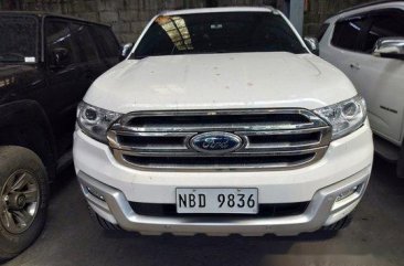 Sell White 2018 Ford Everest at 14000 km 