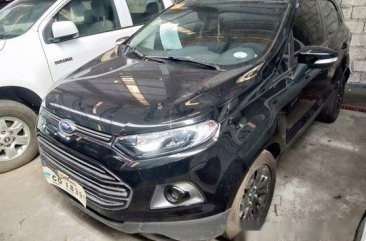 Black Ford Ecosport 2017 Automatic Gasoline for sale 