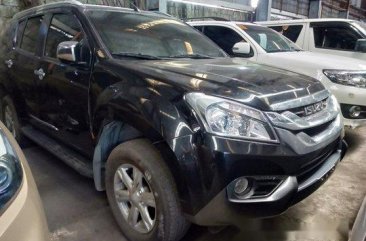 Black Isuzu Mu-X 2016 Automatic Diesel for sale