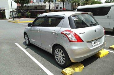 Sell Silver 2014 Suzuki Swift Manual Gasoline at 68000 km 