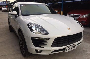 White Porsche Macan 2015 Automatic Diesel for sale 