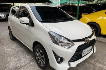 White Toyota Wigo 2017 at 11000 km for sale