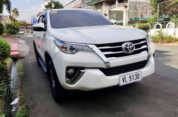 White Toyota Fortuner 2017 at 22000 km for sale 