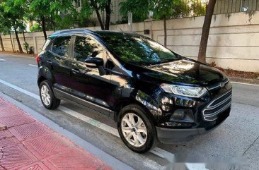 Selling Black Ford Ecosport 2016 Automatic Gasoline at 29000 km 