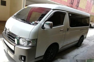 White Toyota Hiace 2015 Automatic Diesel for sale 