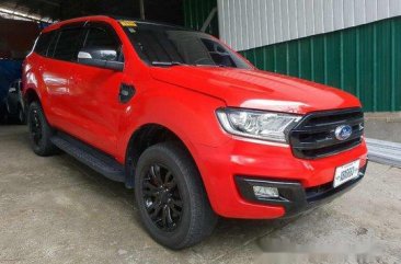 Red Ford Everest 2016 at 40000 km for sale 