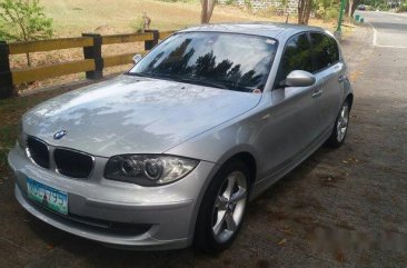 Silver Bmw 120D 2010 at 60000 km for sale