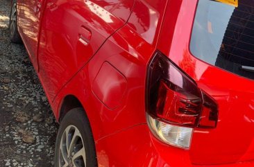 Selling Red Toyota Wigo 2019 in Quezon City