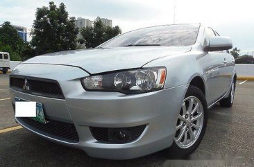 Silver Mitsubishi Lancer Ex 2010 for sale in Quezon City