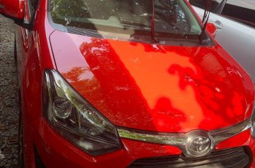 Selling Red Toyota Wigo 2019 in Quezon City