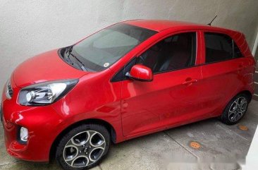 Sell Red 2015 Kia Picanto Automatic Gasoline at 16000 km 