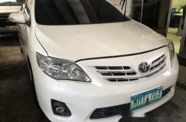 White Toyota Corolla Altis 2013 Automatic Gasoline for sale 