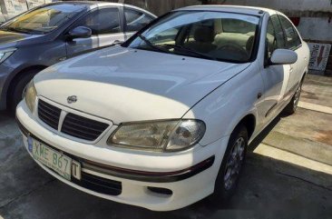 Selling White Nissan Sentra 2003 Automatic Gasoline at 157000 km