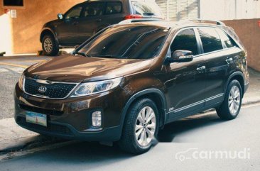 Brown Kia Sorento 2013 Automatic Diesel for sale 