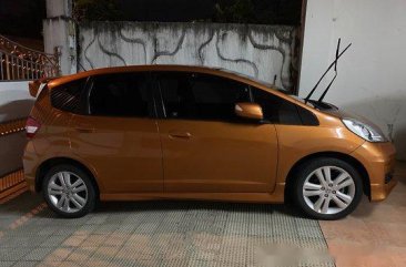 Orange Honda Jazz 2013 Automatic Gasoline for sale