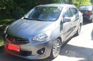 Sell Grey 2015 Mitsubishi Mirage G4 Automatic Gasoline at 98700 km 