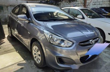 Selling Grey Hyundai Accent 2016 at 56000 km 