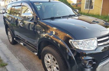 Selling Black Mitsubishi Montero Sport 2014 at 58000 km 