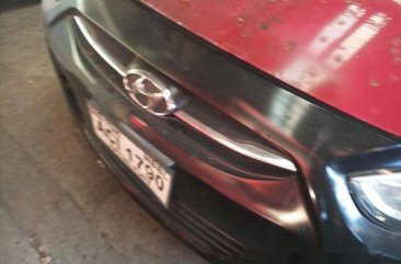 Sell Red 2016 Hyundai Accent Manual Gasoline at 98000 km 