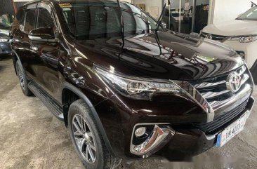 Selling Brown Toyota Fortuner 2017 Automatic Diesel 