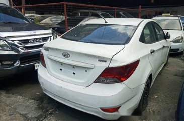 White Hyundai Accent 2016 Manual Diesel for sale 