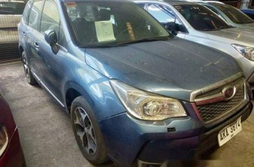 Selling Blue Subaru Forester 2014 at 62000 km 