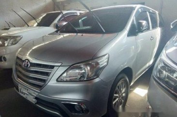 Silver Toyota Innova 2015 Manual Diesel for sale 