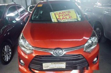 Sell Orange 2018 Toyota Wigo