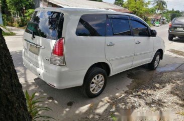 White Toyota Innova 2012 Manual Diesel for sale