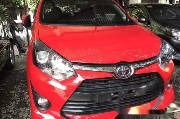 Red Toyota Wigo 2019 Manual for sale 