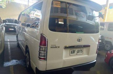 Selling White Toyota Hiace 2015 in Quezon City