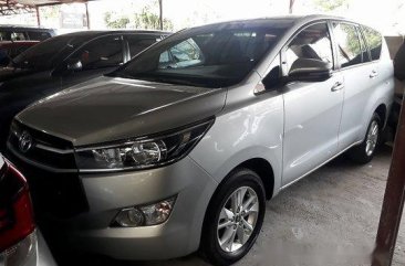 Silver Toyota Innova 2019 Manual Gasoline for sale