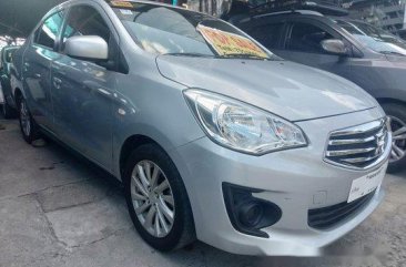 Silver Mitsubishi Mirage G4 2017 Automatic Gasoline for sale 